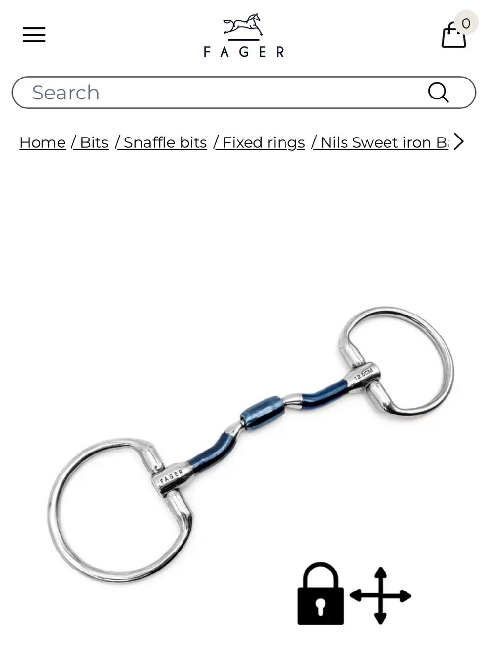 Fager Nils Sweet iron Barrel Fixed Ring